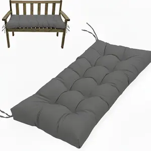 Patio Chaise Lounger Cushion Only Indoor Outdoor Rocking Chair Sofa Pad with Ties Thick Padded Swing Bench Cushion for Backyard Porch Garden Furniture