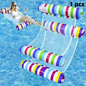New Adult Inflatable Pool Hammock, Multi-Functional Floating Pool Chair, Pool Float Chairs, Pool Raft, Pool Float Lounge, Beach Vacation Essential, Must-Have for Adults
