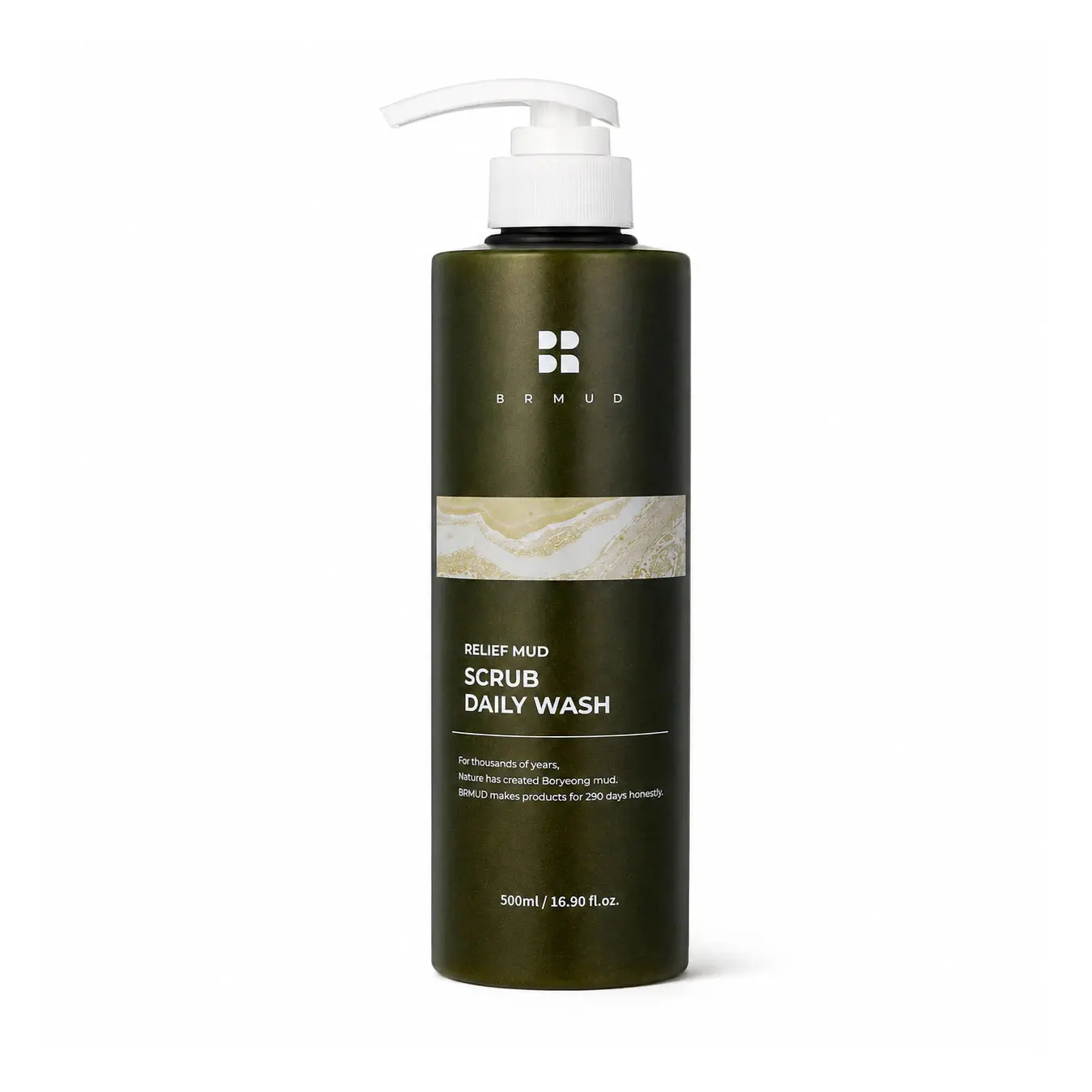 BRMUD Relief Mud Scrub Daily Body Wash 500ml