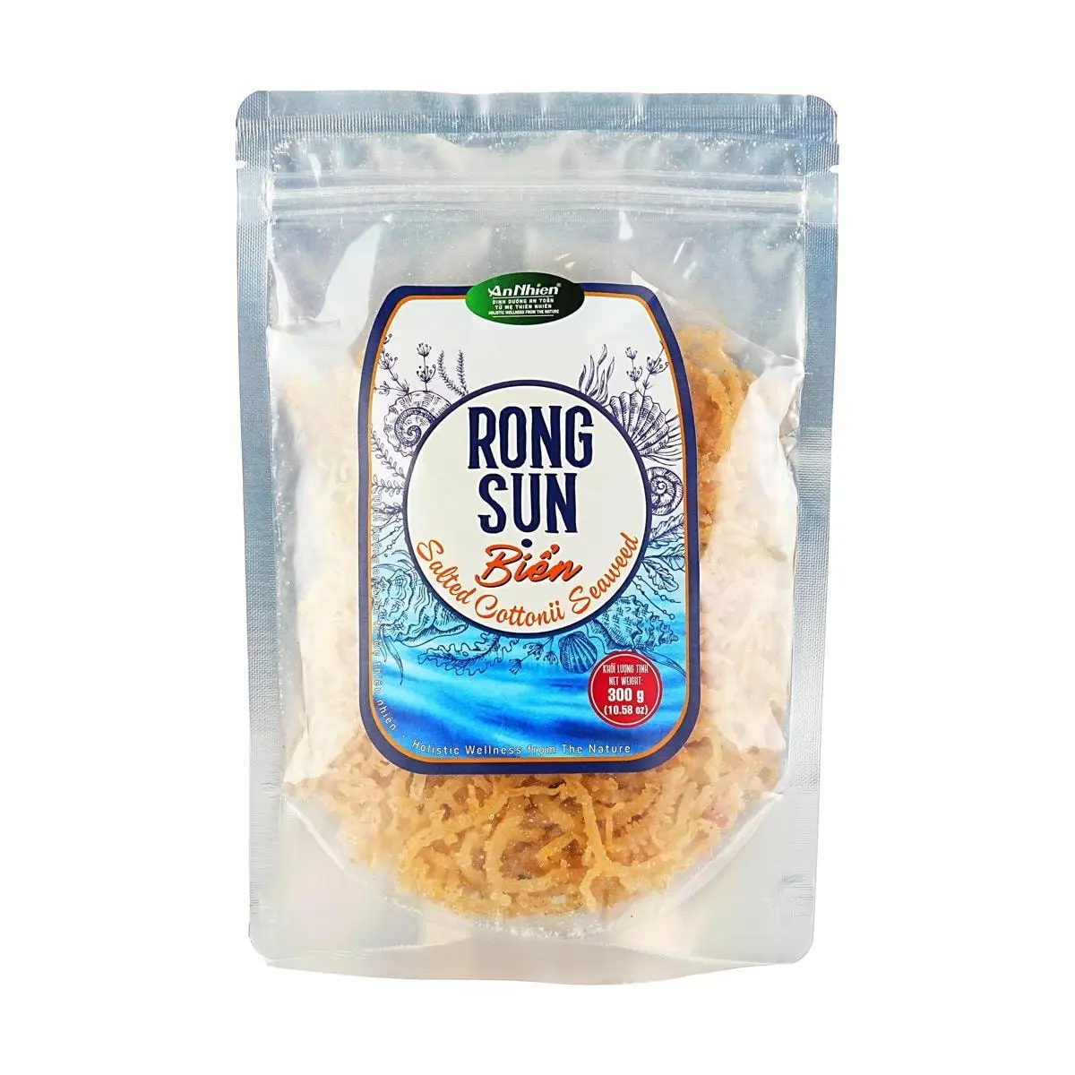 AN NHIEN 300g Vietnamese Seaweed - Premium "Dragon Whiskers" (Long Xu Cai) for Salads, Soups & Hot Pot