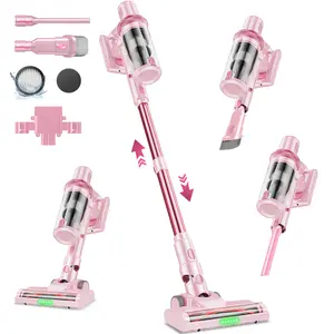 8-in-1 Cordless Vacuum Cleaner, 48000pa Strong Suction for Pet Hair & Litter, 50 Min Runtime, Lightweight Handheld Stick Vacuum, For Carpets & Hard Floors