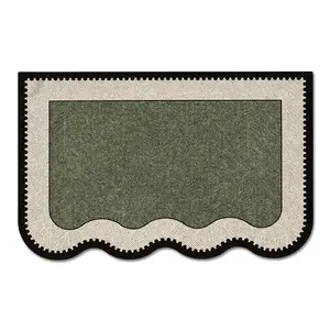 Bathroom mat, quick-drying surface, anti-slip bottom material, durable and easy to clean, suitable for bathrooms, door mats and bathroom carpets outdoorfun