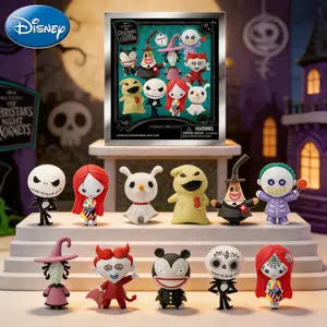 Disney The Nightmare Before Christmas 3D Keychain Blind Bag 1PC Officially Licensed Mystery Anime Figure Keyring PVC Blind Box Backpack Charm Perfect for Collectors