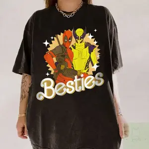 Cute Superhero Love - Besties Forever Comfort Colors Shirt, Superhero Love Tee, Men's and Women's, Superhero Best Friends Shirt