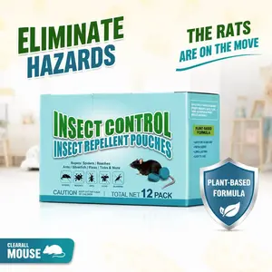 Aromatherapy Camphor Rodent & Insect Repellent Balls - Powerful Kitchen Pantry Cabinet Pest Control, Indoor Household Food Storage Mice Rat Deterrent, Car Engine Warehouse Use & Household Odor Destroyer Outdoor Pack Pouches Peppermint Natural