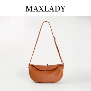 MAXLADY | Fashion Soft Leather Large-Capacity High-Grade Shoulder Messenger Bag for Everyday Use