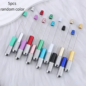 5Pcs Creative DIY Beaded Pencil Extender, Sketch Pencil Grip, Pen Adapter Extension Rod, Art Supply Tool