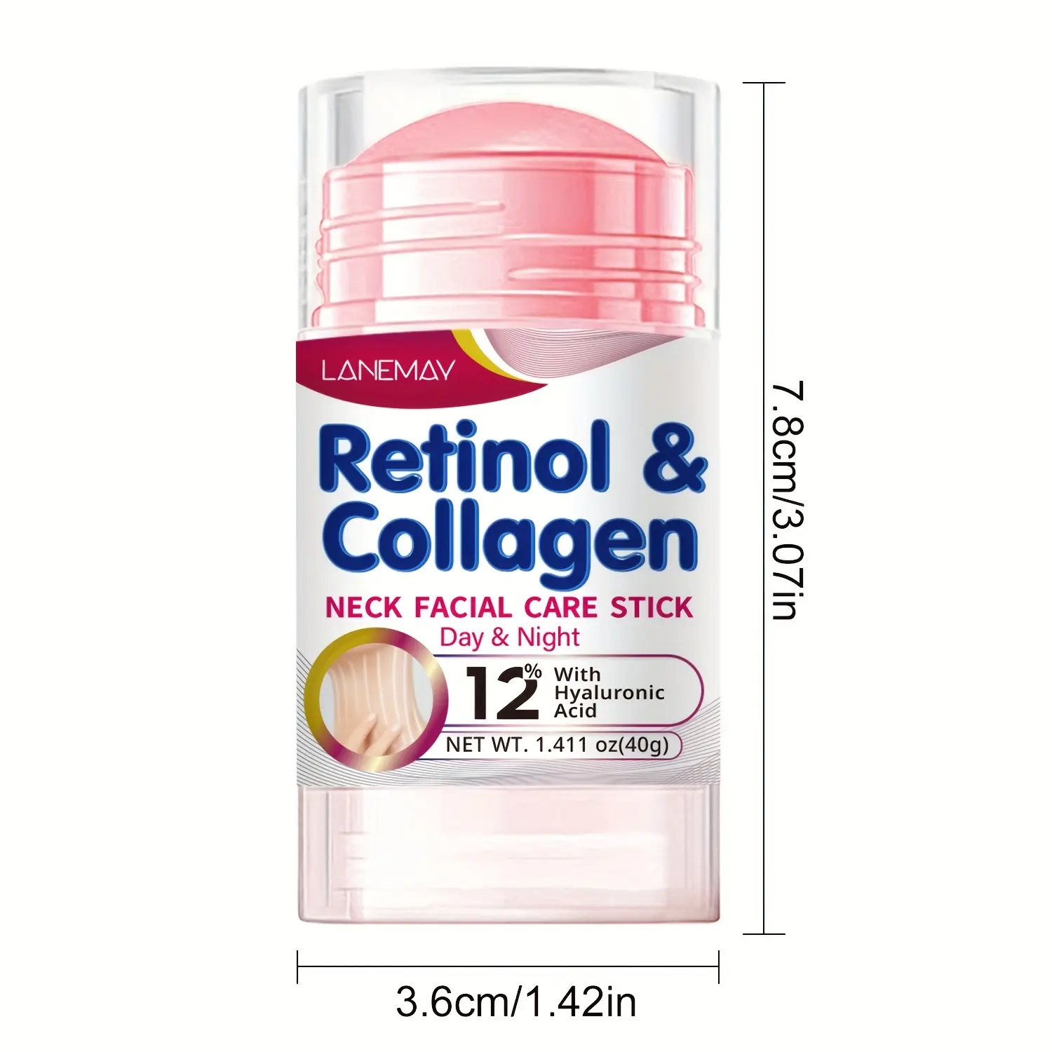 40g Retinol Collagen Face & Neck Moisturizing Hydrating Stick Balm 