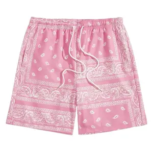 Sports and leisureSports And LeisureMen'S Boho Drawstring Waist Shorts Paisley Print Summer Beach Shorts High Quality Shorts Men Plus Size Workout Gym Short Pants