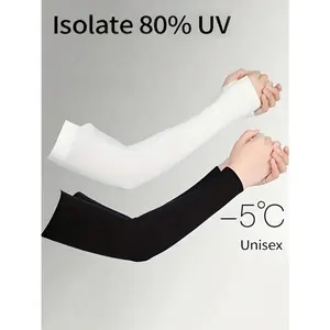 UPF 50+ UV Arm Sleeves for Men Women. Ice Silk, Breathable, Stretchy. Blocks 99% UV, Perfect for Summer Outdoor Sports: Cycling, Driving, Running, Golf, Fishing. sport cooling cover