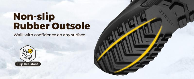 FitVille Wide Winter Boots for Men with Thermal-Reflective Lining & Adjustable Straps for All-Day Comfort and Slip Resistance FitVille Wide Winter Boots for Men with Thermal-Reflective Lining & Adjustable Straps for All-Day Comfort and Slip Resistance