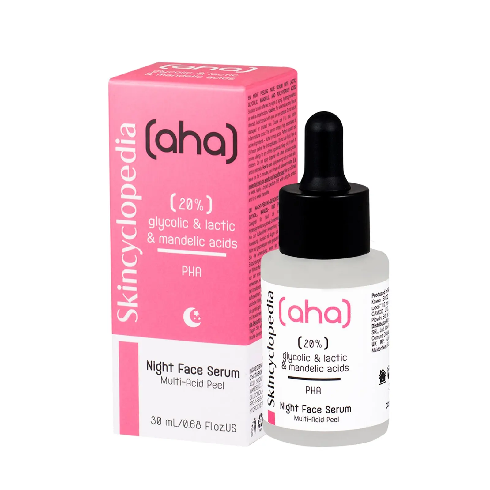 Skincyclopedia Skin Renewing Nightly Exfoliating Treatment | Anti Aging Face Serum with Glycolic Acid, Lactic Acid, and Ceramides| Dark Spot Corrector for Face