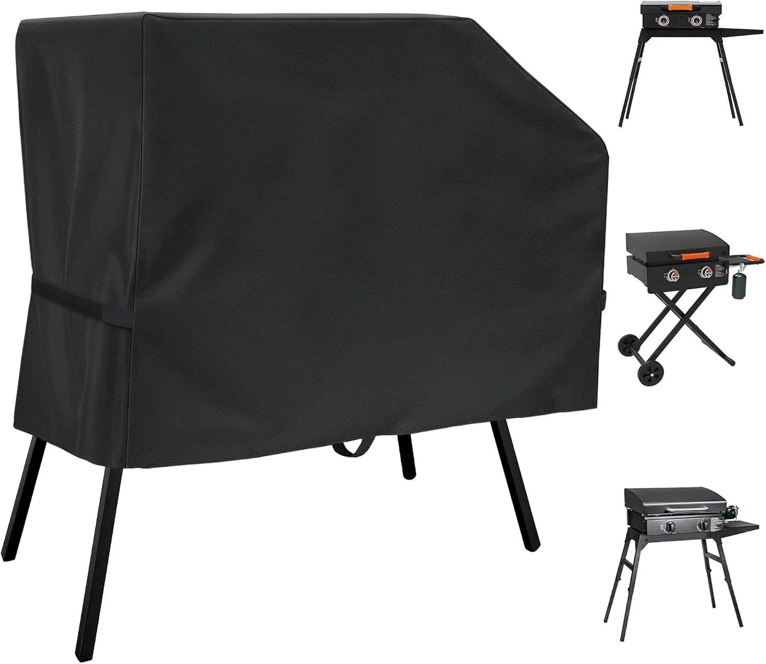 iCOVER Grill Cover for Blackstone 22 inch Griddle with Hood and Stand,Waterproof Griddle Cover for 17 and 22 inch, Windproof Griddle Accesso DL260808A16