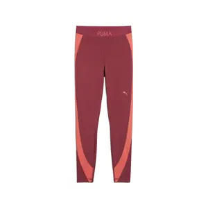 PUMA Womens Strong Colorblock 78 Athletic Leggings Casual - Red