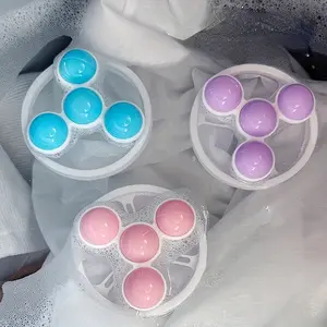 3 pcs Reusable Floating Lint Mesh Bag - Pet Hair Remover & Lint Catcher Suitable for Laundry, Washer Lint Trap Net, Floating in Wash Cycle, for apparel & Fabric Care, Cost-Effective Cleaning Supplies