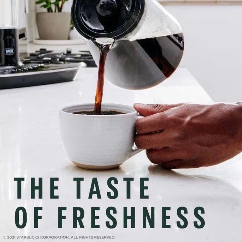 Starbucks Pike Place Medium Roast Ground Coffee, 40 oz. 100% Arabica Beans