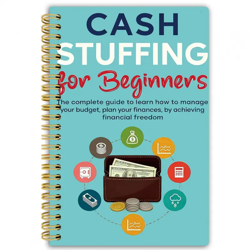 1 Financial Planning Notebook, Expense and Income Tracker with Savings Goals, Portable Budget Planner, Monthly Budget Planner, Finance Checklist Organizer, Suitable for Adult Home and Office Financial Management