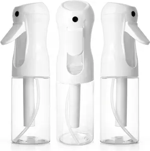 3Pack Spray Bottle 200ml, Ultra Fine Water Mister Refillable Empty Spray Bottle for Hair Styling, Salon, Skin Care, Cleaning & Plants (6.8oz Clear)