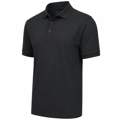 Men's Single Short Sleeve Classic Pique Polo Shirt