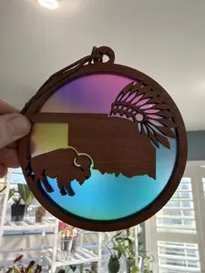 Oklahoma Suncatcher for Sunny Window