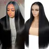 Sarhair 13x6 Upgrad Invisible Drawstring Wig with Tapes 200 Density HD Lace Front Wigs Human Hair Pre Plucked Pre Bleached Pre Cut Glueless Wig Human Hair Straight Ear-to-Ear Frontal Wigs for Women