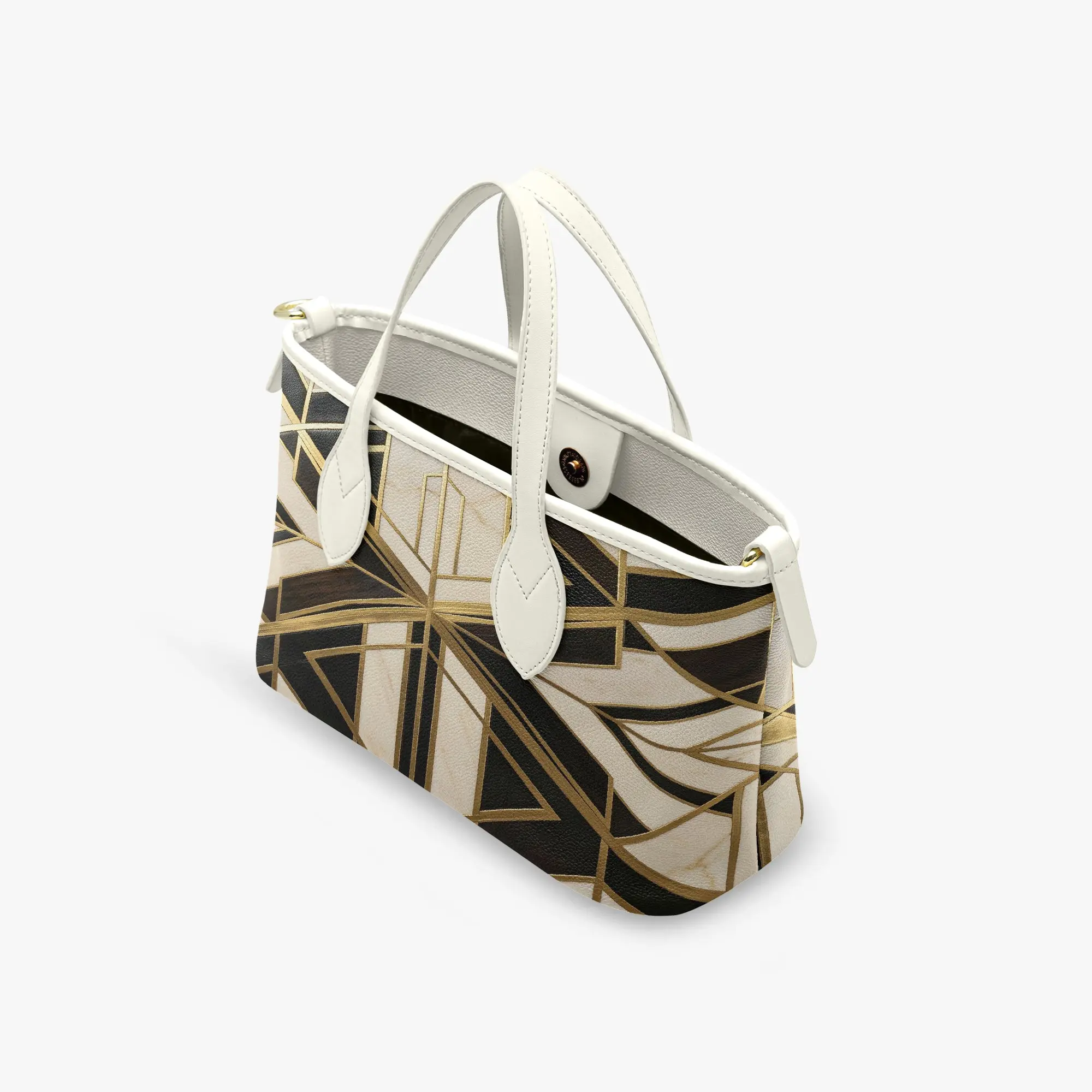 Lady in Motion Art Deco Small Handheld Tote Bag | Aura Regalia