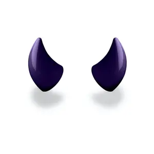 MagNeatOhz: Small Purple Devil Horns for Helmet