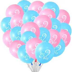 30 count Gender Reveal Balloons Girl or Boy Latex Balloon 12 Inches Pink Blue Party Balloon for Gender Reveal  Shower Themed Decorations