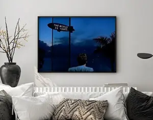 Scarface The World Is Yours Classic Movie Scene Tony Montana Unframed Wall Art for Living Room Home Decor