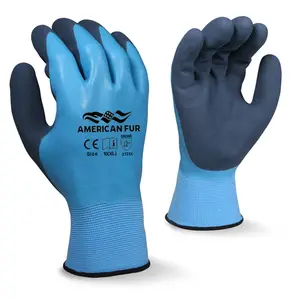 Fully Coated Double Dip Waterproof Latex Breathable Gloves
