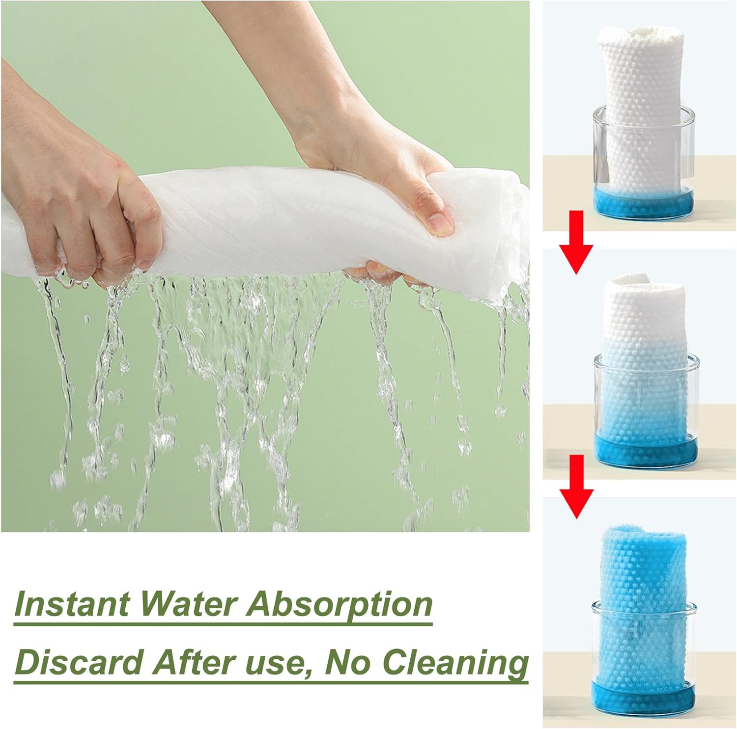 Disposable Bath Towels, 10 Pack 55" x 27.5" Ultra Soft, Quick Dry Disposable Body Towel, Portable Travel Towel for Hotel Camping Beach Swimming Gym Sauna Spa, Personal Care Pet Towels