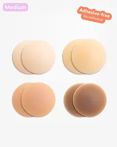 Nipskin® Reusable Non-Adhesive Nipple Covers Bring It On Minimalist Plain Silicone for Summer Comfort