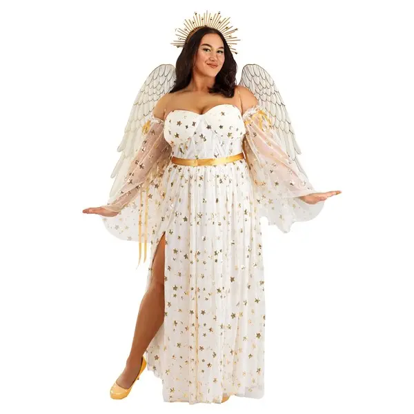 Plus Size Premium Women's Angel Costume