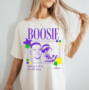 Boosie Badazz Mardi Gras Shirt, New Orleans Fast'n Top Womenswear Tee