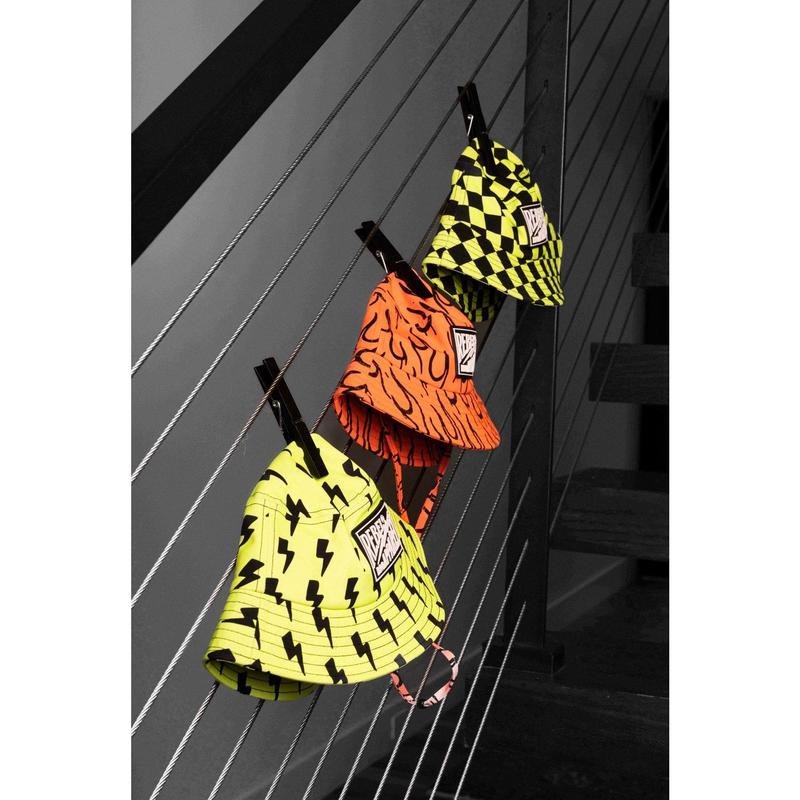 Hydro Bucket Hat in Neon Electric Lime x Jagger