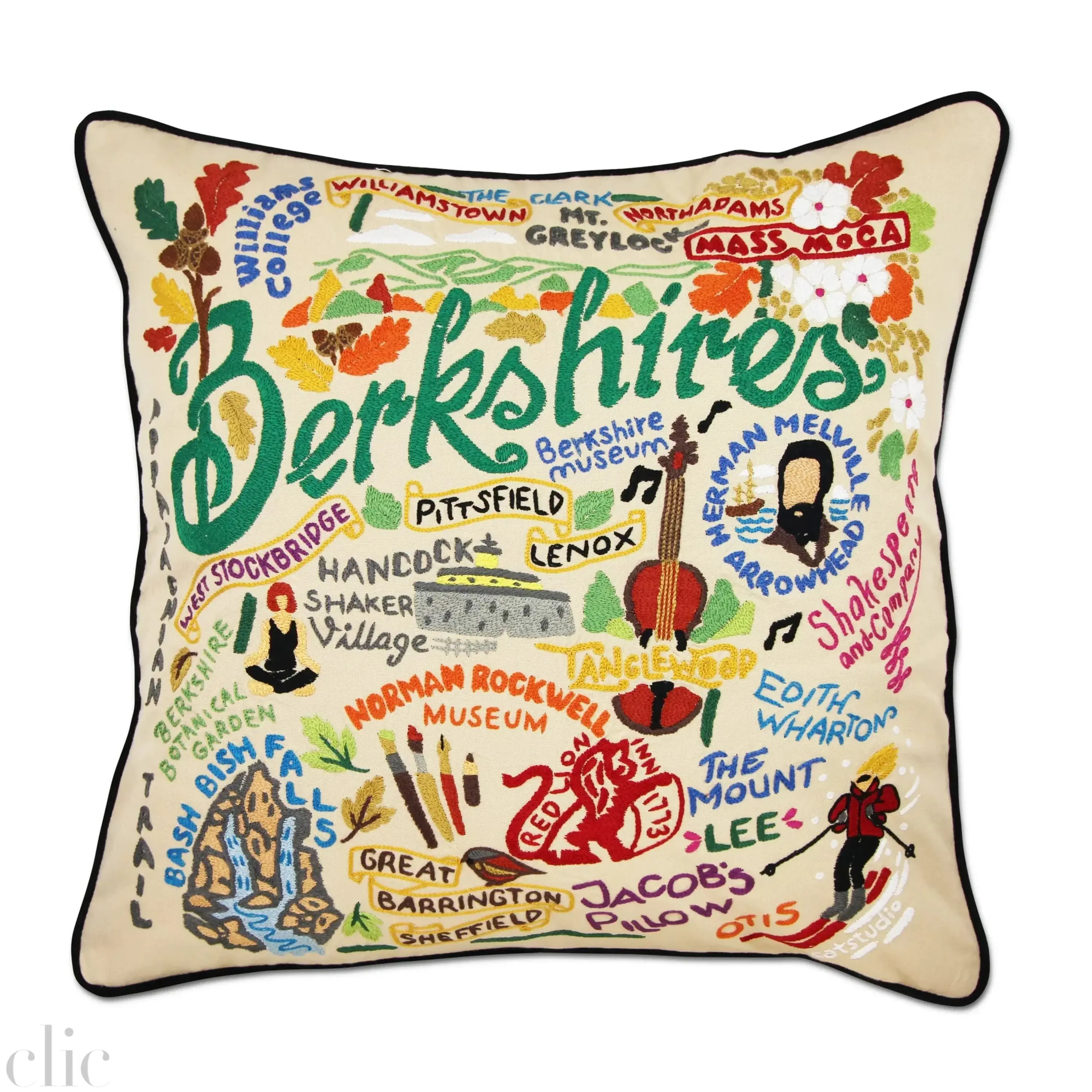 Berkshire Embroidered Pillow