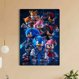 5D DIY Full Drill Round Diamond Painting - Diamond Painting Kit Anime Characters Mosaic Canvas DIY Wall Art, Home Wall Decoration