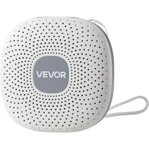 VEVOR Sound Machine, 21 Soothing Sleep Sounds, 3-in-1 Portable and Hangable White Noise Sound Machine with Auto-Off Timer, Soft Ring Light and Memory Function, for Baby, Adults, Home, Office & Travel Audio Speakers