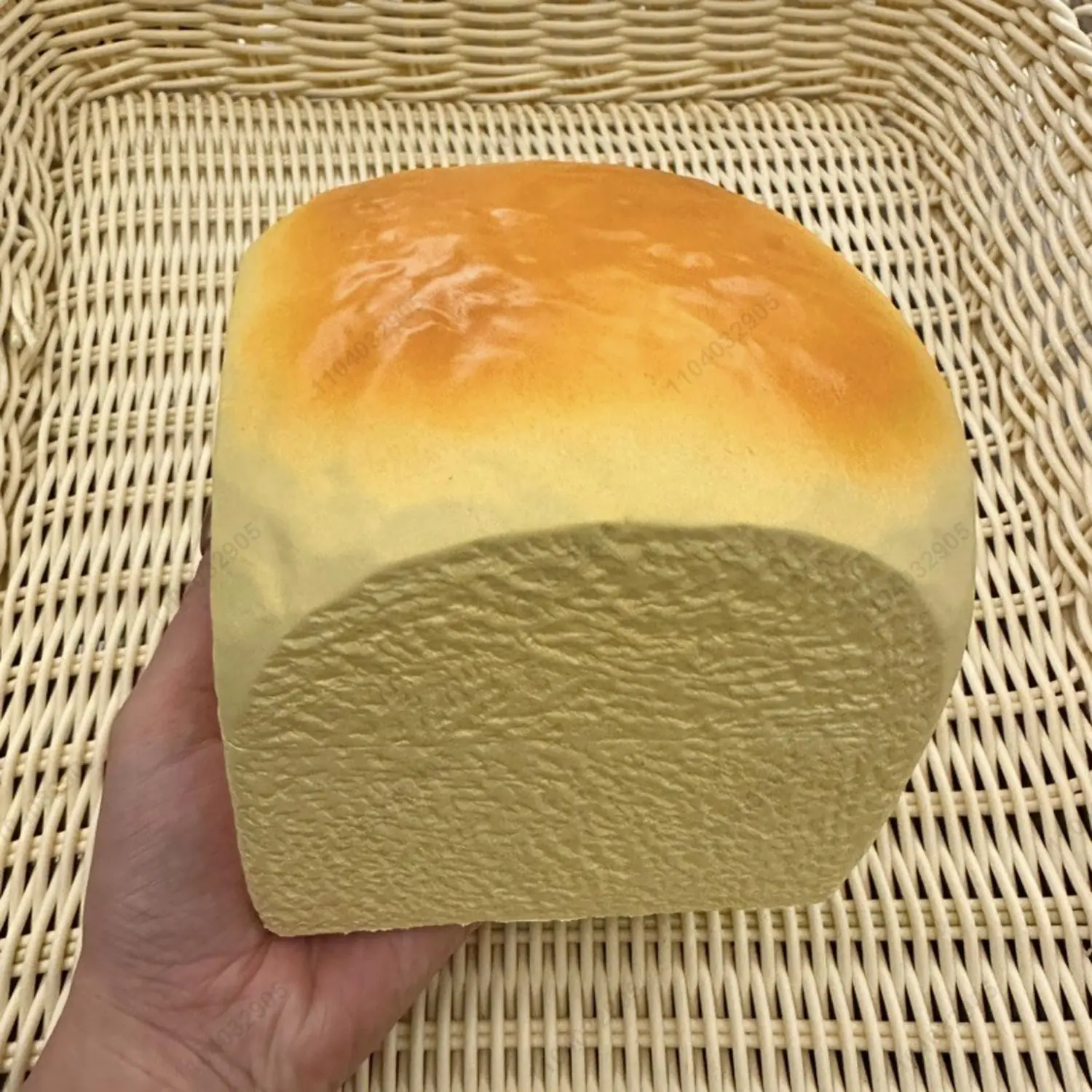 Super Big Hawaiian Bread Moist Slow Rising Squishy Toy Big Toast Fidget Toy ASMR Sensory Stress Relief Toys for Kids and Adults