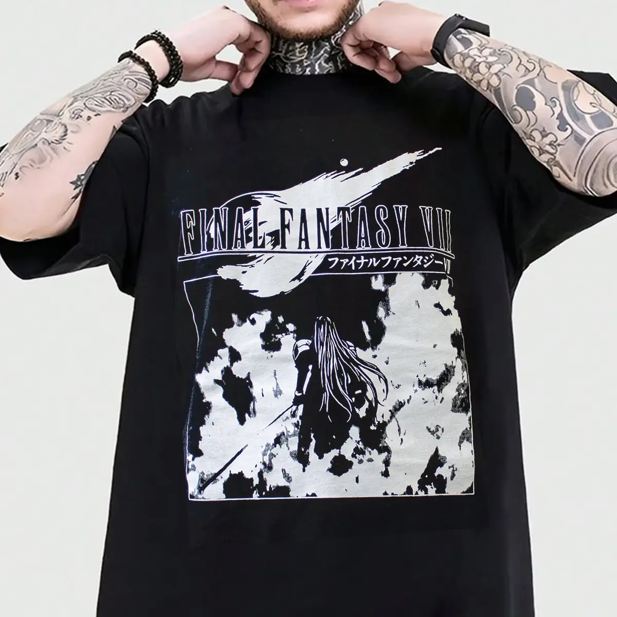Final Fantasy VII Pod Style Game Graphic Gift for Fans T-Shirt