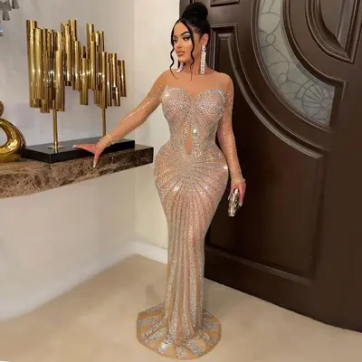 Victoria Secret Gold Dress - TikTok Shop