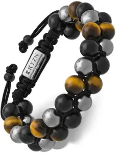 RTZN Men's Triple Protection Beaded Bracelet - Morocco