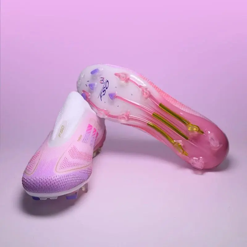 X-F50 Without Lace Men’s Soccer Shoes Pink Yamal Turf Soccer Cleats TF/FG Trainers Football Boots Chuteira Campo 35–46 X-F50 Without Lace Men’s Soccer Shoes Pink Yamal Turf Soccer Cleats TF/FG Trainers Football Boots Chuteira Campo 35–46