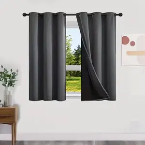 1pc Modern Simple Full Light Blocking Curtain, Quiet Indoor Environment, Suitable for Living Room, Bedroom, Home Decor, Room Decoration Window Curtain