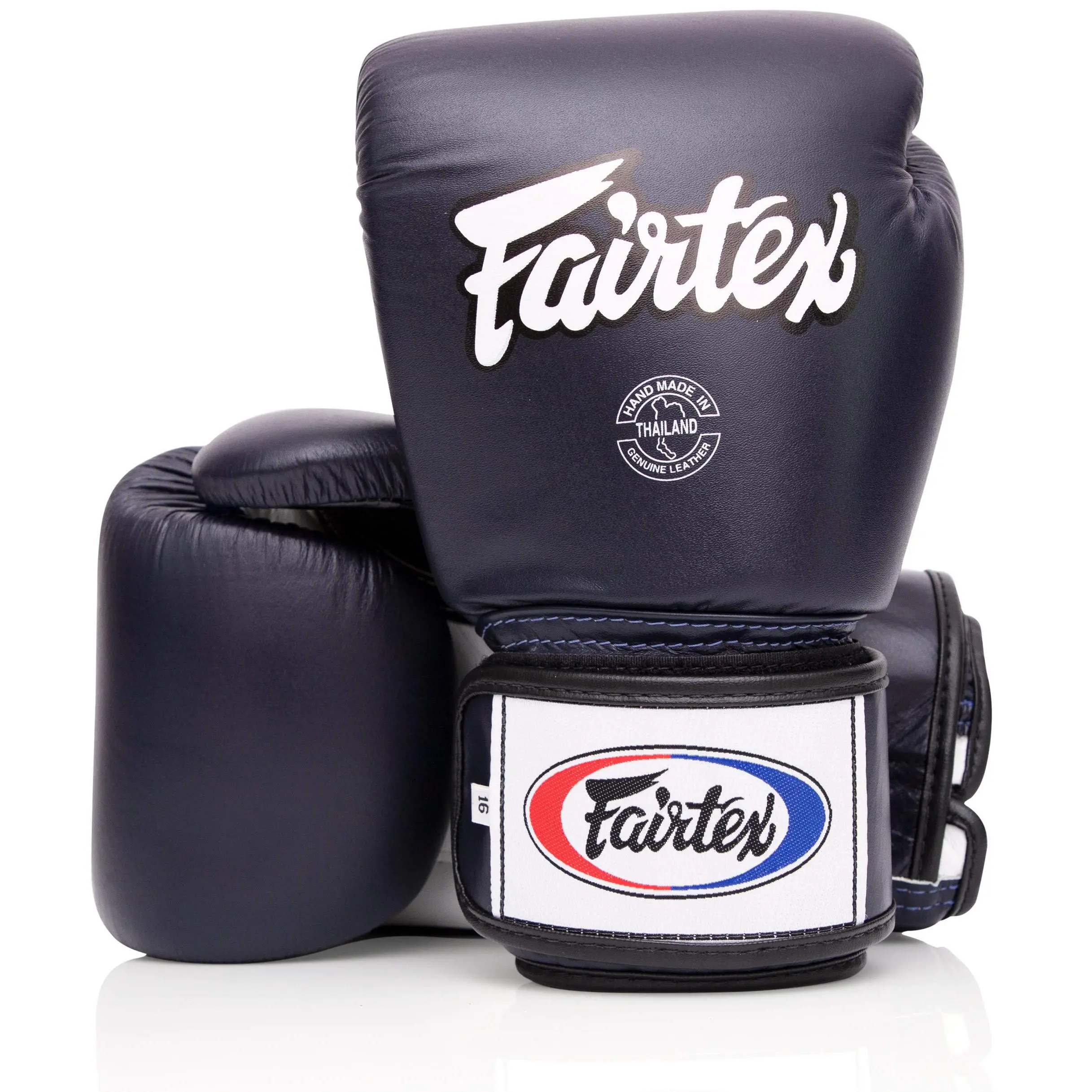 Fairtex BGV1 Premium Leather Boxing Gloves for Muay Thai, Contoured and Snug Fit with Velcro Closure for Durability and Protection, 1 Pair