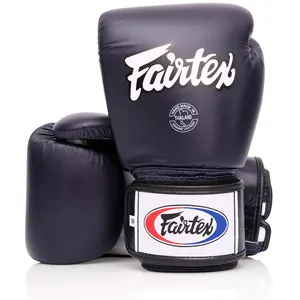 Fairtex BGV1 Blue/White/Black Muay Thai Boxing Training Sparring Gloves