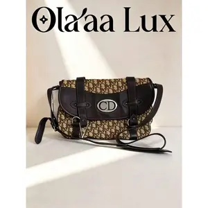 Pre-owned Christian Dior Oblique Vintage Saddle Shoulder Bag C19491163590