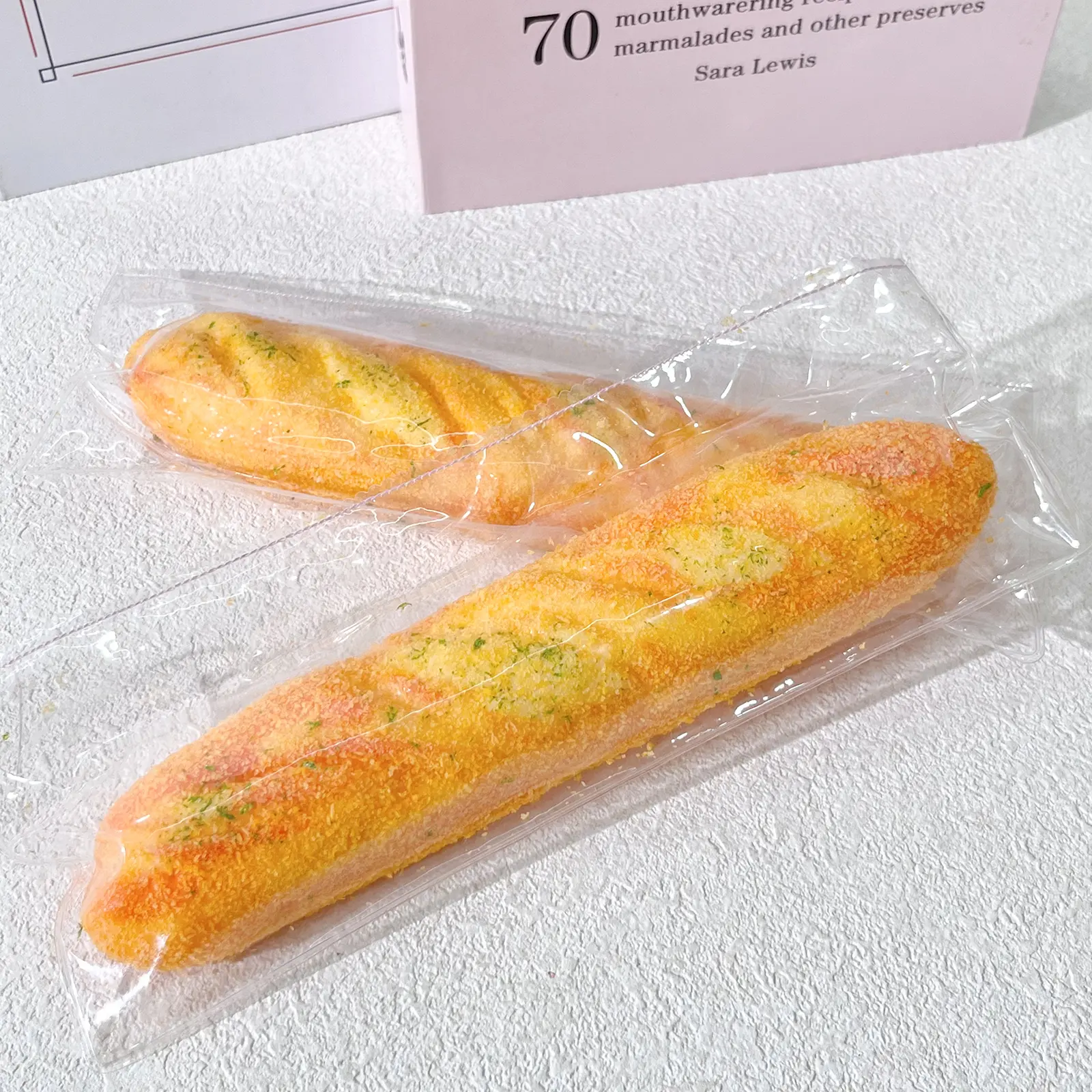 【Buy 3 get 1 free】Long Baguette with Bread Crumbs taba squishy slime squishies  kidstoysFood-Grade Silicone Slow-Rising Rebound Squishy Fidget Toys for Stress Relief - Soft Squeeze Toys with Thick Creamy Slime Texture, Handmade Non-Toxic Sensory Toys
