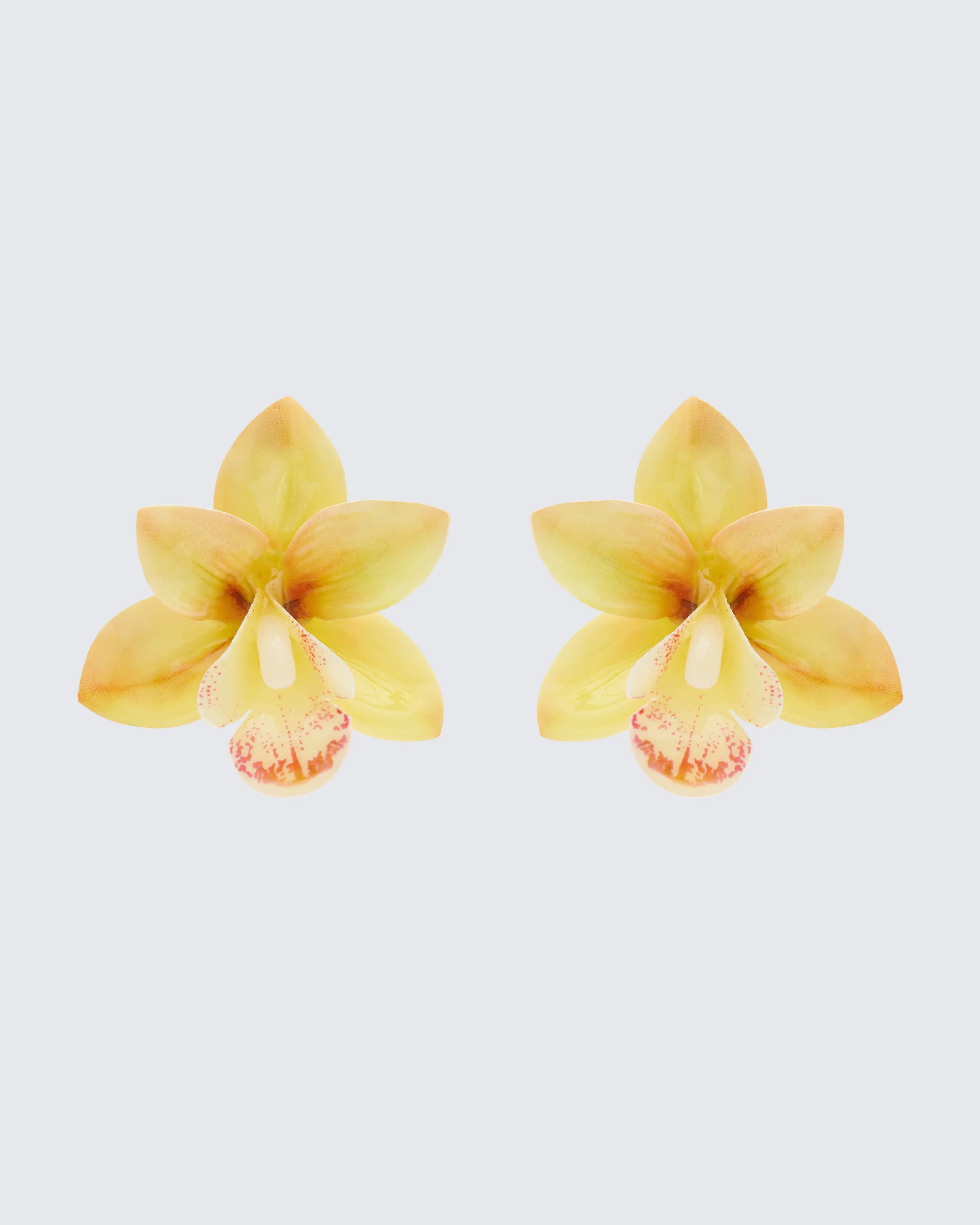 Sabine Ecru True Orchid Earrings
