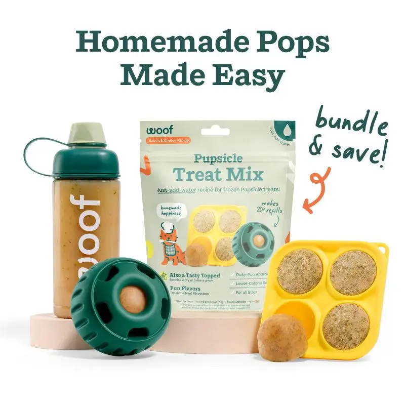 Pupsicle Treat Mix for Dogs – Long-Lasting, Healthy, Fillable Frozen Treats for Calming & Enrichment